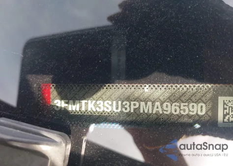 2023 Ford Mustang Mach-E Premium z USA, uszkodzony, nr VIN 3FMTK3SU3PMA96590